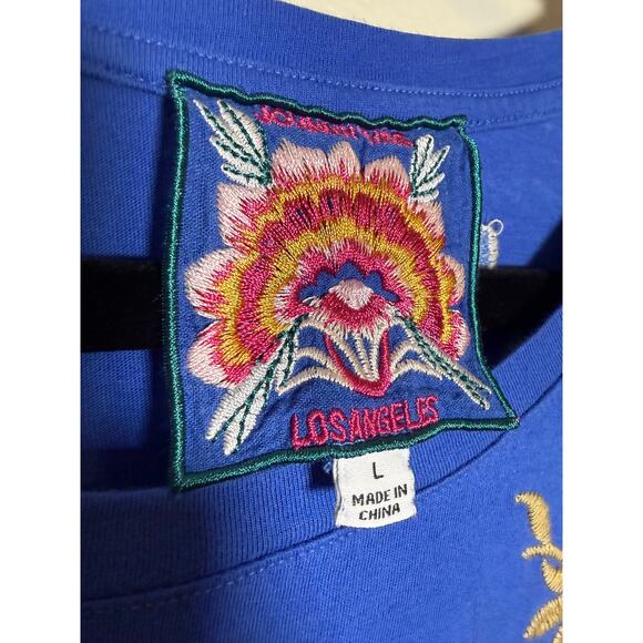 Johnny Was Osaka Relaxed Knit Dress with Embroidery Women’s Sz. L - Picture 3 of 5